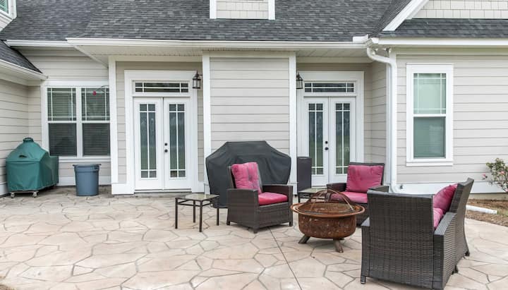 Create a Beautiful Stamped Concrete Patio in Queens, New York area!